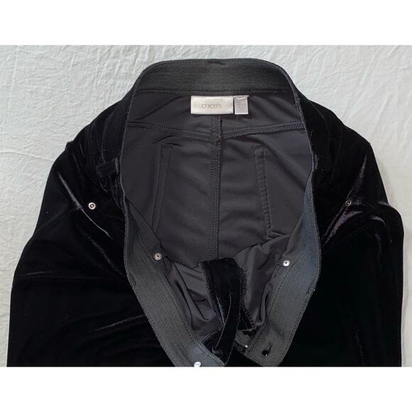 Chico's Tapered Velveteen Jean Style Jegging Pants. Black, Women's 2 (14)? Read. - Picture 7 of 9